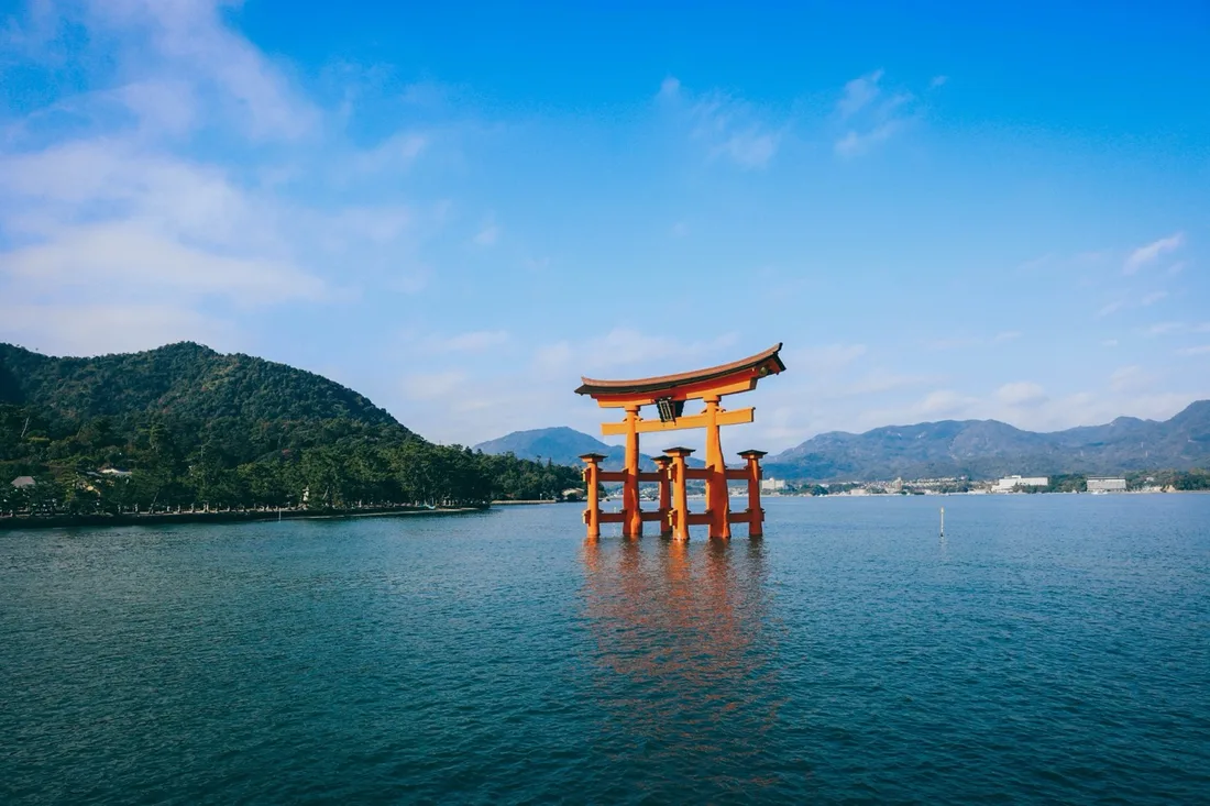 El torii flotante de Miyajima